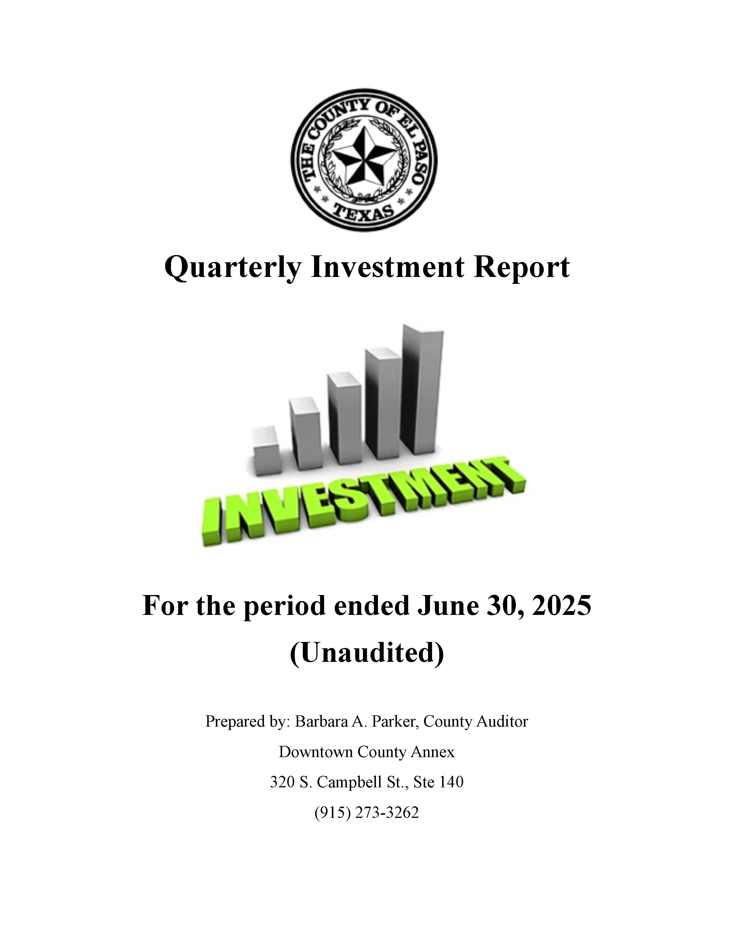 Cover Investment Quarterly Report 03-2025